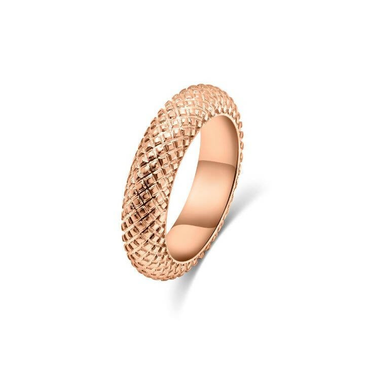 18K Rose Gold Boa Ring
