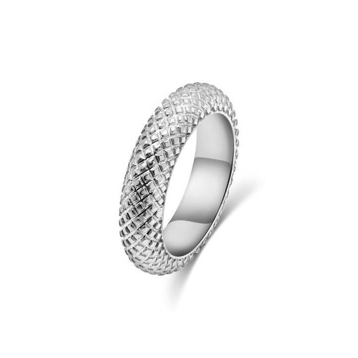 18K White Gold Boa Ring